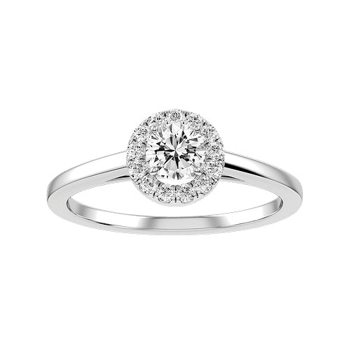 Engagement Round White ring